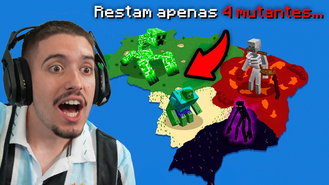 CADA MOB MUTANTE REPRESENTA UM ESTADO DO BRASIL NESSE MODO DE JOGO!