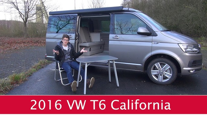 Volkswagen VW T6 Bulli California Ocean blue Camper Van 4M new model  walkaround + interior K1190 