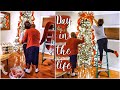 DITL / VLOG | DECORATE THE 🎄 TREE W/US