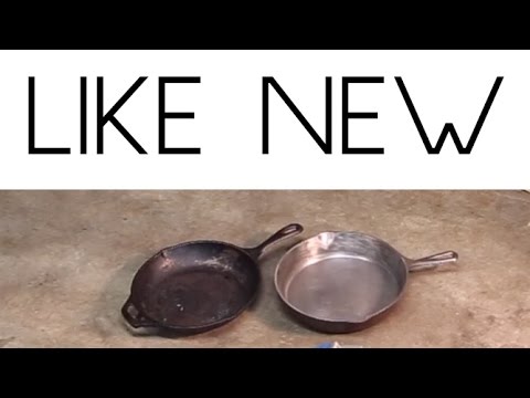 How to Re-season a Cast Iron Skillet - YouTube