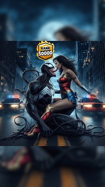 venom vs spiderman vs wonder woman #ai #venomverse #marvel #youtube #trendingshorts #trending