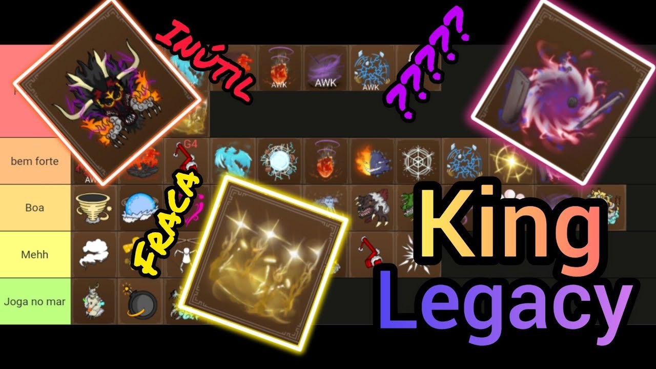 Create a King legacy fruits Tier List - TierMaker