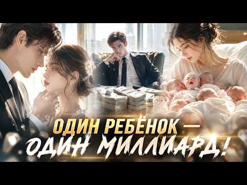 🔥Бесплодный миллиардер пообещал миллиард за ребёнка… И бедная девушка родила ему семерню!