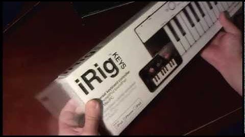 iRig KEYS - Portable MIDI Keyboard Unboxed
