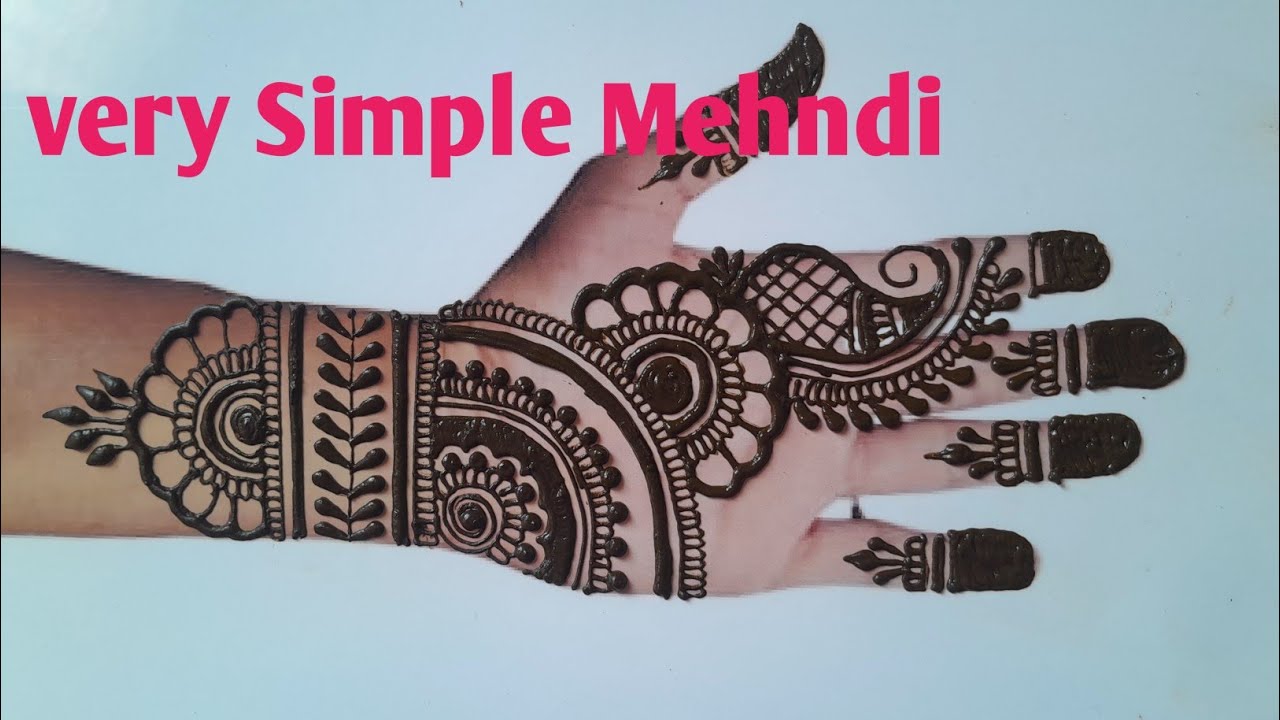 Very Simple Mehndi Design।  Front Hand Mehndi Design। Mehndi ka Design। Mehndi 