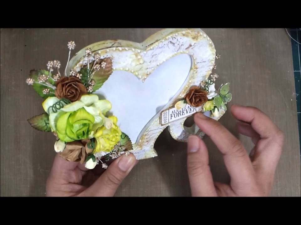 Altered Heart Shaped Wood Frame