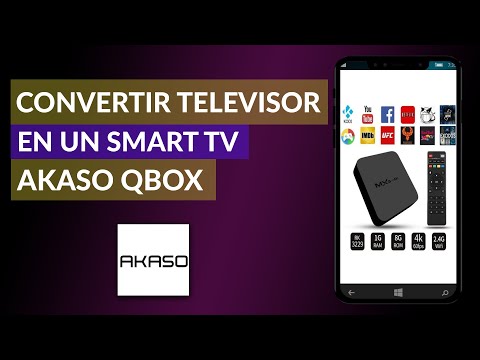 Convertir Televisor en un SMART TV Inteligente - AKASO QBOX