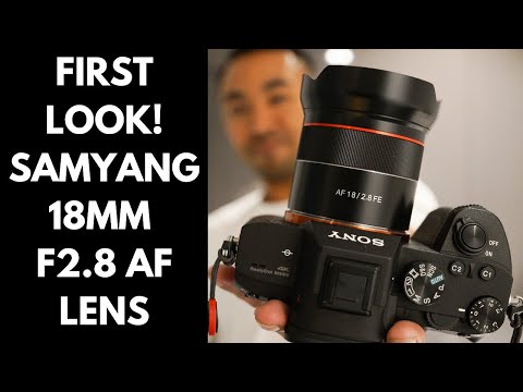 FIRST LOOK! Samyang 18mm F2.8 FE AF Lens | John Sison