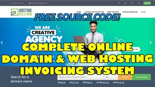 Complete Domain and Web Hosting Invoicing System Script in PHP MySQL | Free Source Code Download screenshot 2