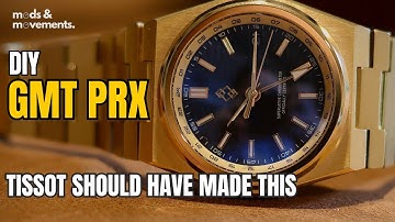 DIY GMT PRX Build | The PRX Tissot Should Have Made (NH34 Mod)