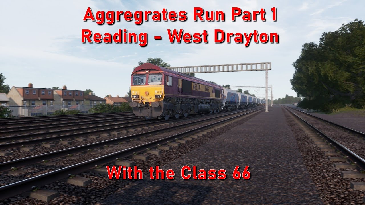 Aggregrates Run Part 1: Run to West Drayton - Class 66 - Train Sim World 5 full Playthrough