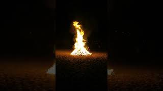 Bonfire beach party magical night of San Juan MARBELLA, Spain 23 June 2022