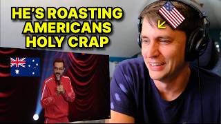 American reacts to "The Difference between Australians & Americans" Australian Stand up
