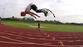 New Guinness World Record - Most Backflips on Stilts