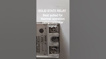 SOLID STATE RELAY FOR THERMAL OPERATION #automation #plc #machine