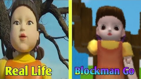 Blockman Go VS Real Life Squid Game