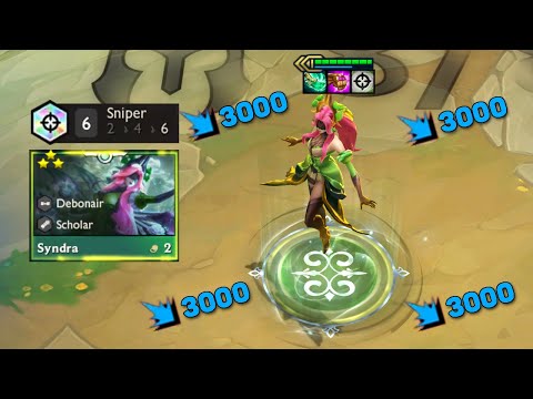 VIP SYNDRA + 6 XẠ THỦ | 1 NÉM BỐC HƠI CẢ MAP CARRY CỰC KHỎE | DTCL MÙA 6.5