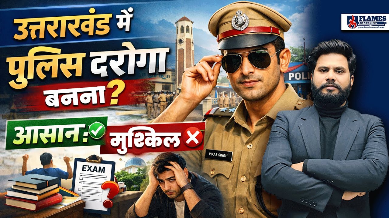 Uttarakhand Police Bharti 2026 | उत्तराखंड में पुलिस दरोगा बनना कितना आसान या मुश्किल है? | UKSI