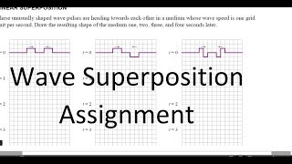 Phys Sc 20 Wave Superposition Worksheet