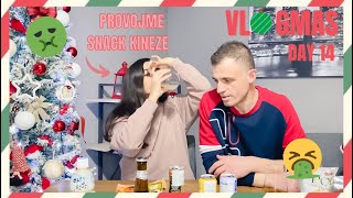 Provuam snack-et kineze me apsurde!!!🤢🤮 || Vlogmas Day 14 || ALBJONA