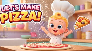 Pizza Song for Kids 🍕 | Make Pizza Step by Step | Fun Cooking Song for Toddlers @LittlePariTV 