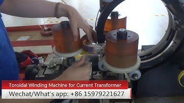 Current Transformer Circular Core Toroidal Winding Machine, Wechat/What
