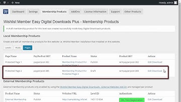 Wishlist Member Easy Digital Downloads Plus - Selling Multiple Membership Products