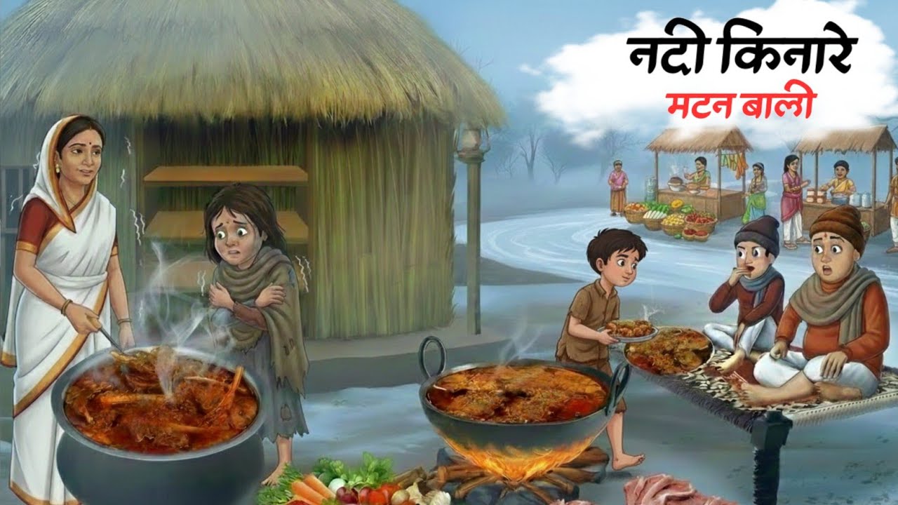 ठंड में नदी किनारे गरीब मटन वाला की सफलता की कहानी | Hindi Moral Story