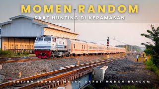Momen Random Saat Hunting Kereta Api Di Keramasan