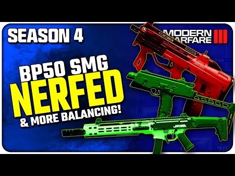 BP50 SMG Nerf, FJX Horus Buff, \u0026 More! | (Season 4 Weapon Balancing Details)