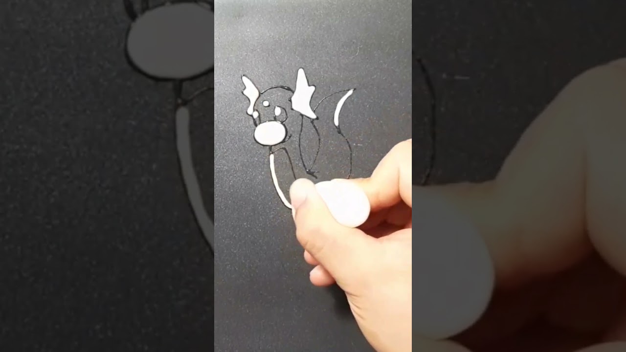 팬케이크 아트(Pancake Art) 포켓몬스터 Pokemon_미뇽 ミニリュウ Dratini_shorts