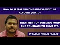 Treatment of Funds in Income and Expenditure Account | Preparation of I&E Account | Part 3 | NPO
