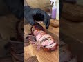 I need to take a pork tenderloin and marinate it with a mixture of one tablespoon of grainy mustard,