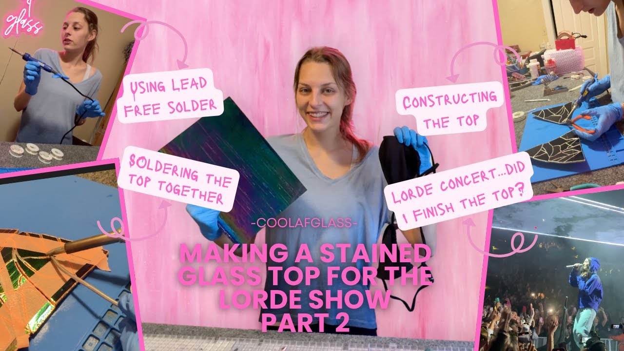 Making a Stained Glass Top for the Lorde Show Part 2