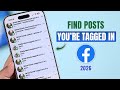 How To Find Tagged Posts on Facebook At Once!