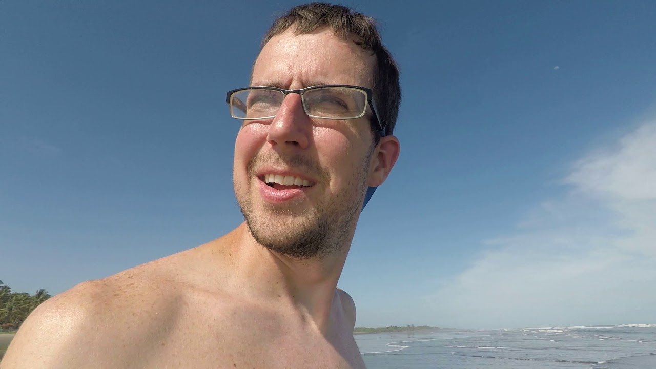 wide open and secluded Intipuca Beach during low tide in El Salvador (July 10th, 2019)