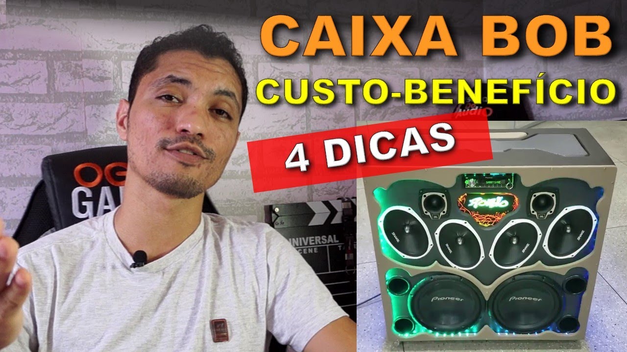 Caixa de som residencial (Caixa Bob) - - Protech Speakers