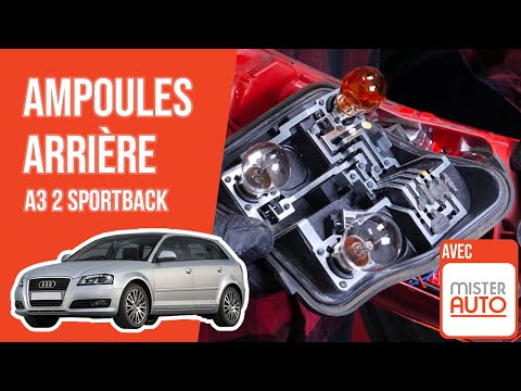 Changer les ampoules de feux arrière Audi A3 2 Sportback 💡