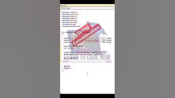 String Concatenation Example in C++ | #ytshorts #shorts #youtubeshorts #viralshorts
