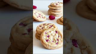 Subways raspberry cheesecake cookie recipe 🤤#food #cooking #baking #cookies #fypシ