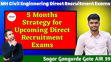 5 Months Strategy For Upcoming Direct Recruitment Exams | Perfect Plan for Freshers & Repeaters |