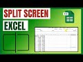 Split Screen in Excel - Quick View Tab Trick #excel #exceltips #exceltutorial