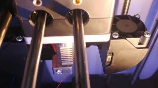 Extruder filament load gears knocks