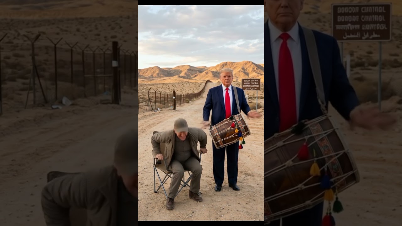 Trump play dhol continuously. Putin dancing comedy scene 😝