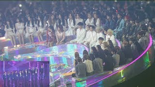 IDOLS Reaction to WannaOne 'BEST RECORD OF THE YEAR' (워너원 올해의레코드 대상 가수석 리액션) 4K 직캠 by 비몽