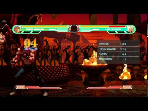 KOF XII: Terry counter hit bnb combo (corner)