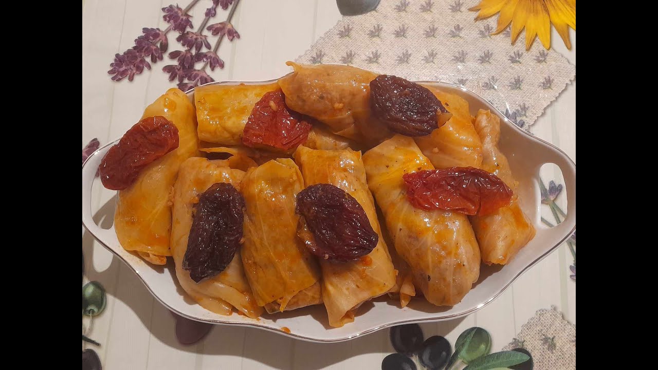 Բոված  Ձավարով և Ծիրանաչրով անմահական տոլմա