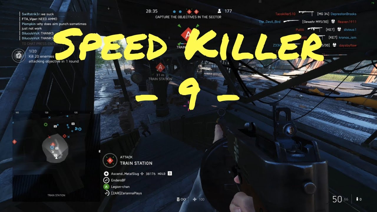 SPEED KILLER - 9 - | Battlefield 5