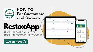 [Eng Sub] Restaurant App Call Button for Mobile | RestoxApp | How to Use For Customers and Owners screenshot 5