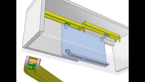 Flush sliding door